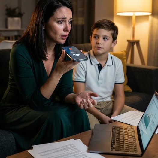 A férjem az utolsó fillérig elvette a 10 éves fiunk egyetemi megtakarítását, és elszökött a titkárnőjével. Teljesen összetörtem – egészen addig, amíg a fiam rám nem mosolygott, és azt nem mormolta: „Anya, ne aggódj… Már intéztem.” Nem hittem neki, egészen addig, amíg napokkal később pánikba esve felhívott, és azt kiabálta: „Mit tettél velem?! Mindent elvesztettem!” Ekkor jöttem rá, hogy a fiam pontosan tudja, mi történik…