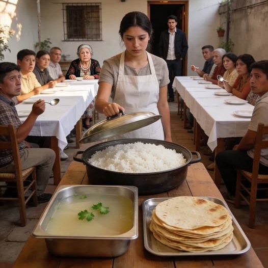 Az anyós húsz embert hívott meg vacsorára, de a menyének csak száz pesót adott a bevásárlásra… Amikor a tálat mindenki előtt leleplezték, csend borult az asztalra.