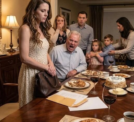 A családi vacsorán apa azt mondta: „Büszke vagyok minden gyerekemre… kivéve a vesztesre, aki az asztalnál ült.” Mindenki nevetett. Felálltam, tettem egy borítékot az asztalra, és azt mondtam: „Neked, apa – Boldog apák napját!” Aztán kimentem… Kinyitotta… és 10 percig nem tudta abbahagyni a sikítást.