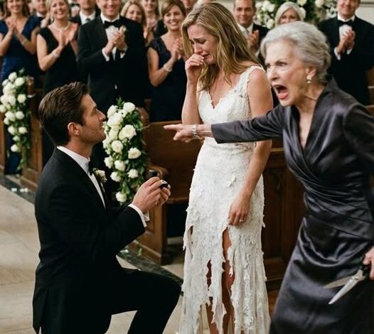 A vőlegényem soha nem jelent meg az oltárnál. 400 előkelő vendég előtt az anyja berontott, letépte a fátylat a fejemről, és vörösborral öntötte le a fehér tervezői ruhámat. A mikrofonba nevetve gúnyosan hozzátette: „A fiam egy gazdag lányt fog feleségül venni, akit én választottam ki. Te csak egy helykitöltő voltál.” Miközben nevetés tört ki körülöttem, és teljesen összeestem, egy nyugodt hang szólalt meg mögöttem: „Ne hagyd, hogy összetörjön.” Milliárdos főnöke előlépett. „Tegyél úgy, mintha hozzám jössz feleségül.” Ez a pillanat örökre átírta az életemet.