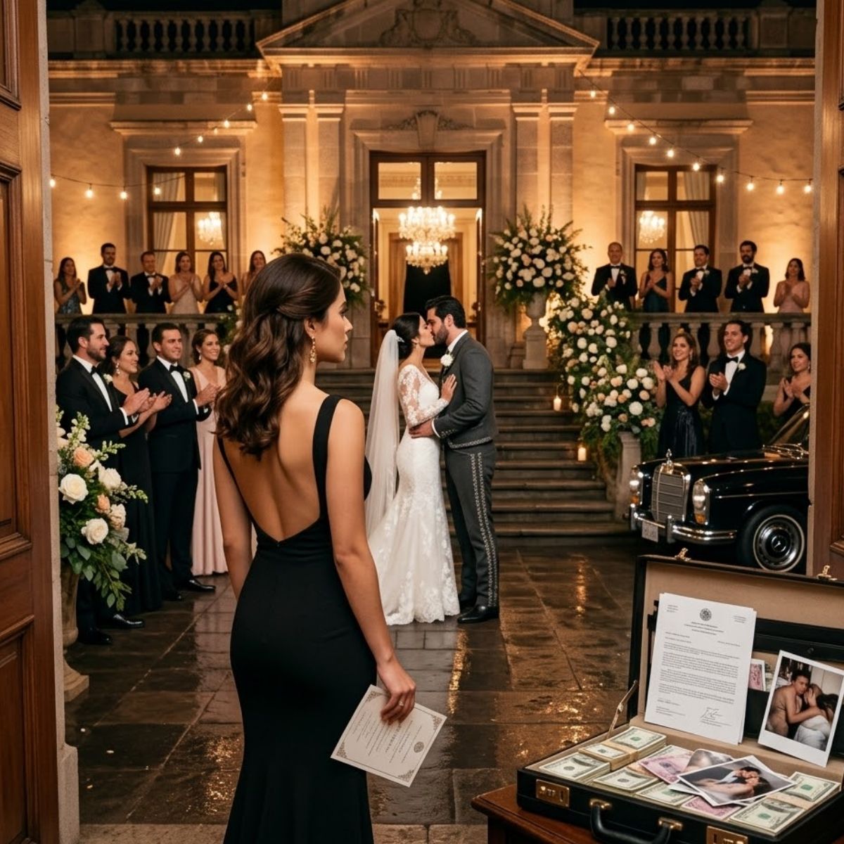 Visszatértem a házasságommal épített házamba, hogy lássam, ahogy a volt párom egy másik nőhöz megy feleségül, és amikor anyám azt mondta: „Kezdődjön az igazi szertartás”, rájöttem, hogy az árulása csak másodpercek kérdése volt attól, hogy mindenki szeme láttára omoljon össze.