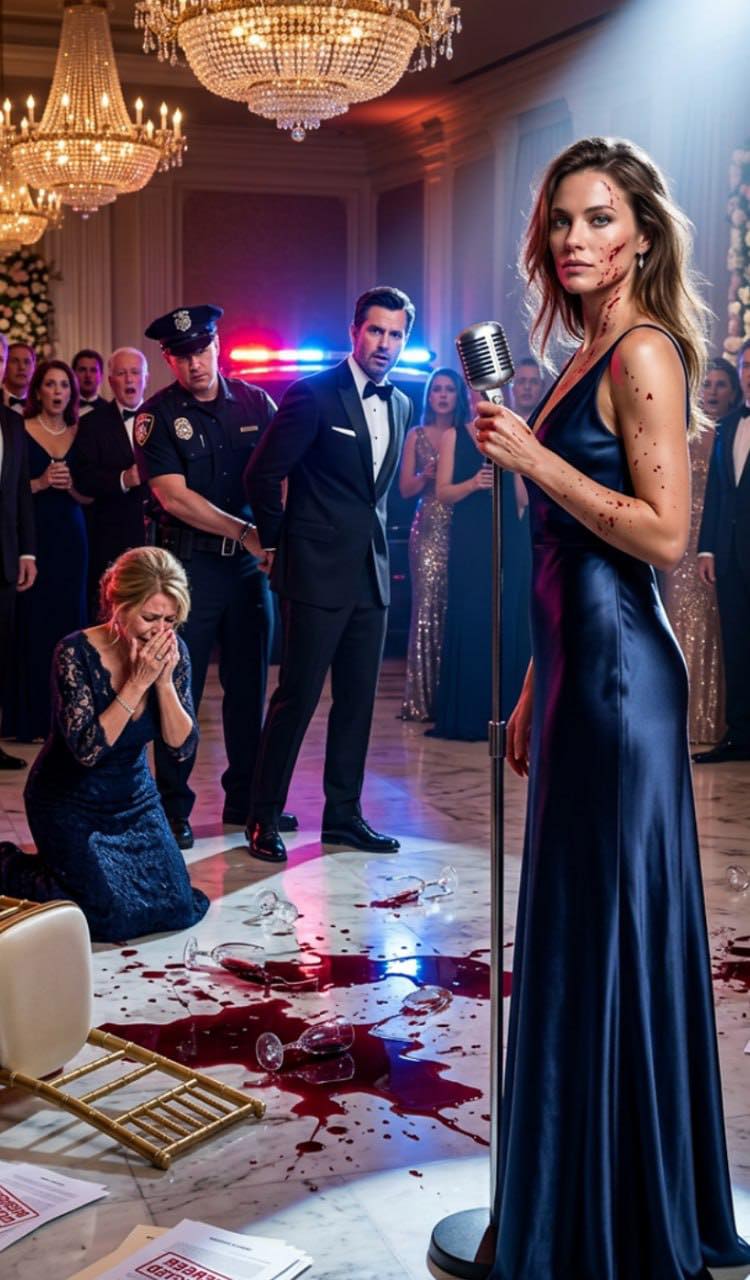 På en välgörenhetsgala för 50 miljoner dollar, full av miljardärer, krossade min svärmor ett champagneglas och tvingade mig att knäböja och städa upp glasskärvorna.