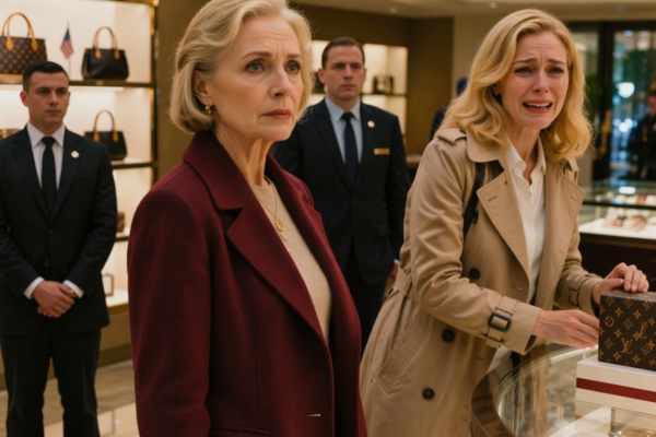 Mia nuora ha usato la mia carta per comprare una borsa firmata da Louis Vuitton e ha sorriso beffardamente, dicendo: “Ne ha già tante, non se ne accorgerà mai”. Ma al momento di pagare, la cassiera ha visto un avviso sullo schermo. Cinque minuti dopo, la sicurezza si è avvicinata al bancone e il suo viso è impallidito all’istante.