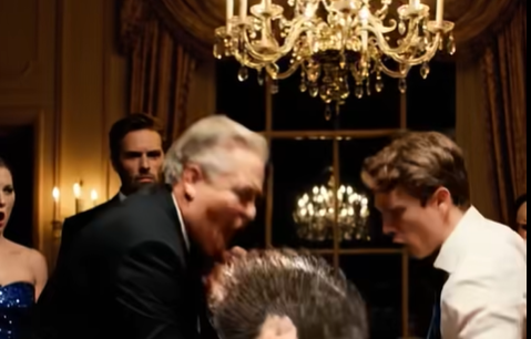 Auf der Hochzeit meiner Schwester verlangten meine Eltern, dass ich ihr mein Haus schenke; als ich mich weigerte, herrschte Stille im Ballsaal, und dann ertönte ein beklemmendes Kratzen von Metall auf einem Tisch, als hätte jemand etwas Gefährliches angefasst, was alles augenblicklich erschütterte.