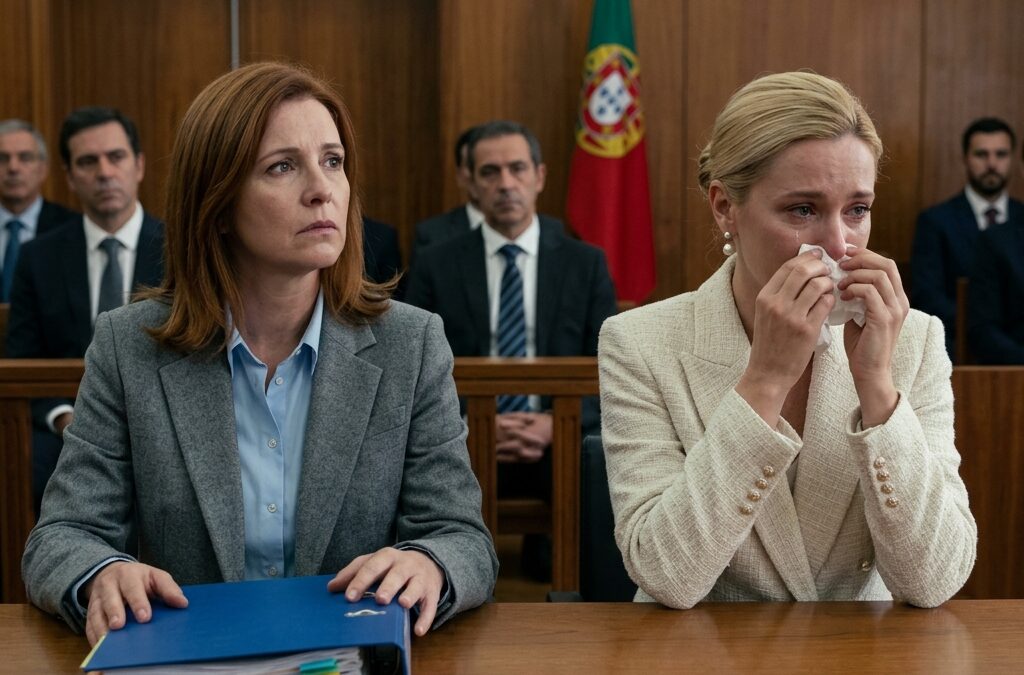 A minha cunhada esteve em tribunal a usar as pérolas de Natal do meu pai e disse ao juiz que eu tinha perdido 40.000 dólares em Vegas, por isso não podia ser confiável para a empresa que ele construiu. Não disse nada — porque a primeira página do meu dossier tinha o nome dela.